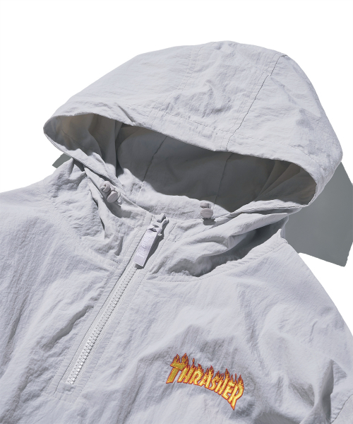 Анорак из нейлона Flame Light Grey