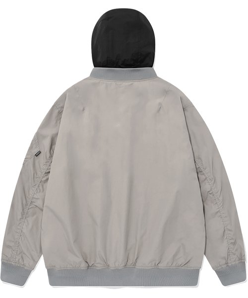Куртка-бомбер MA-1 с капюшоном Light Grey