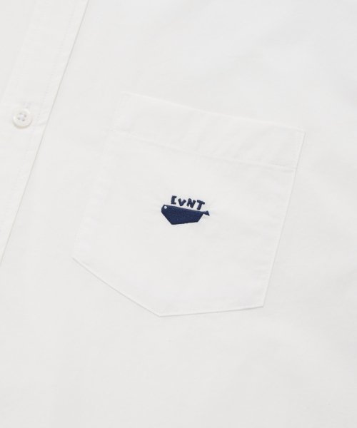 Хлопковая рубашка с логотипом Whale (White)