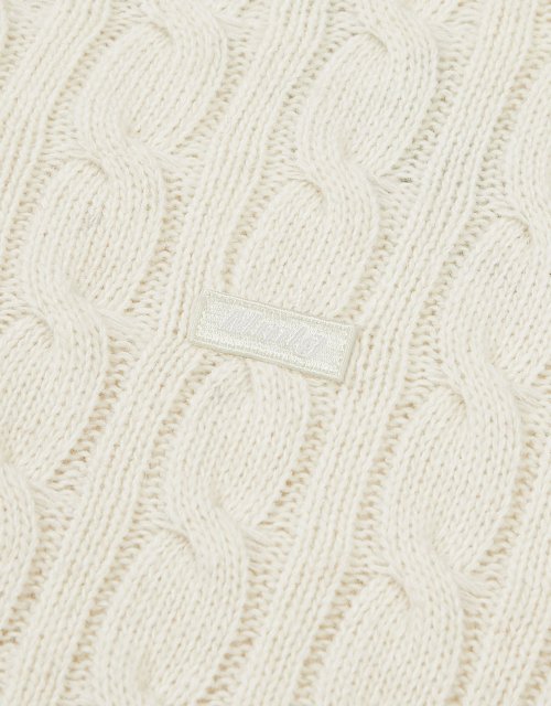 [Mmlg] CPC CABLE CARDIGAN (IVORY)