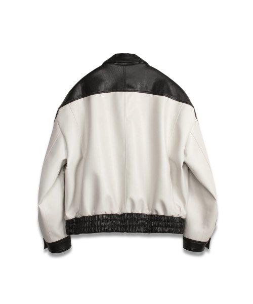 Оверфит куртка из веган-кожи Rapid Two-Tone