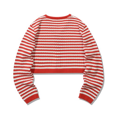 Bonbon Crop Cardigan(RED)
