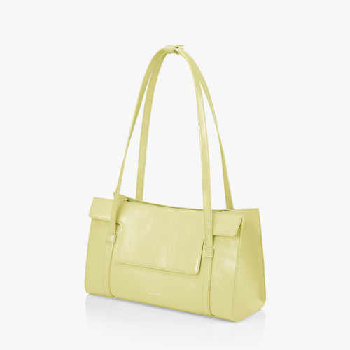 MUSINSA | FINDKAPOOR MARTY BAG S 33 CRINKLED - LIME