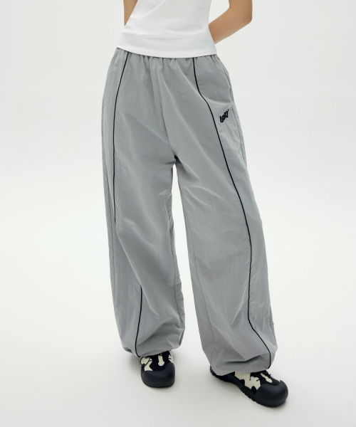 VINTAGE PIPING PANTS_GRAY