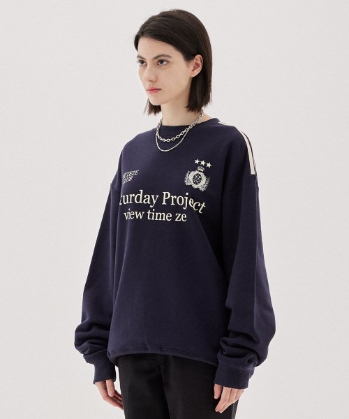 Navy clearance football sweatshirt