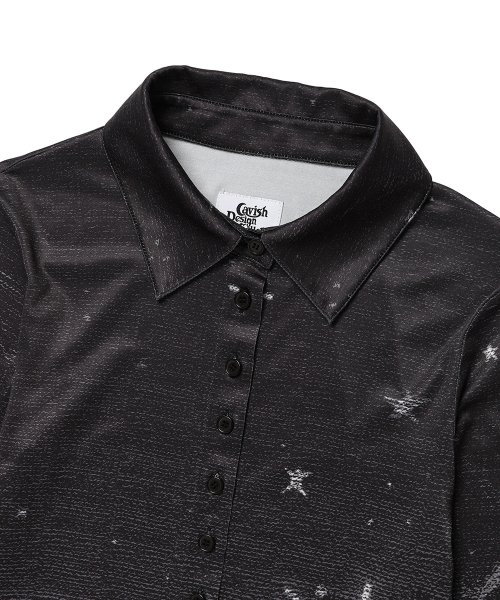 W KHALIFA PRINTED SHIRT BLACK(CV2DSFW321A)