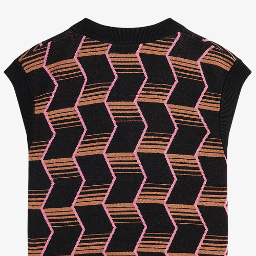 [Womens] Жаккардовый вязаный жилет (102) AFPF231K106-102