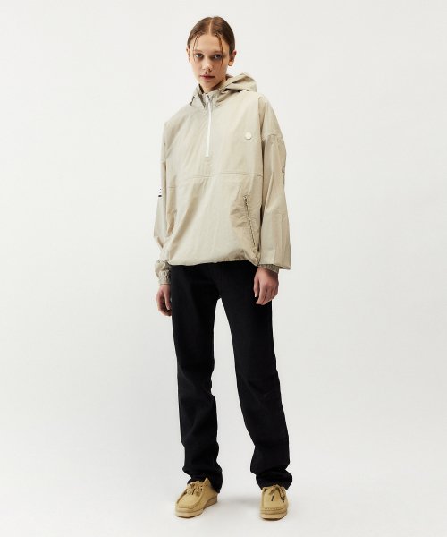 Анорак со съёмным капюшоном — Beige
