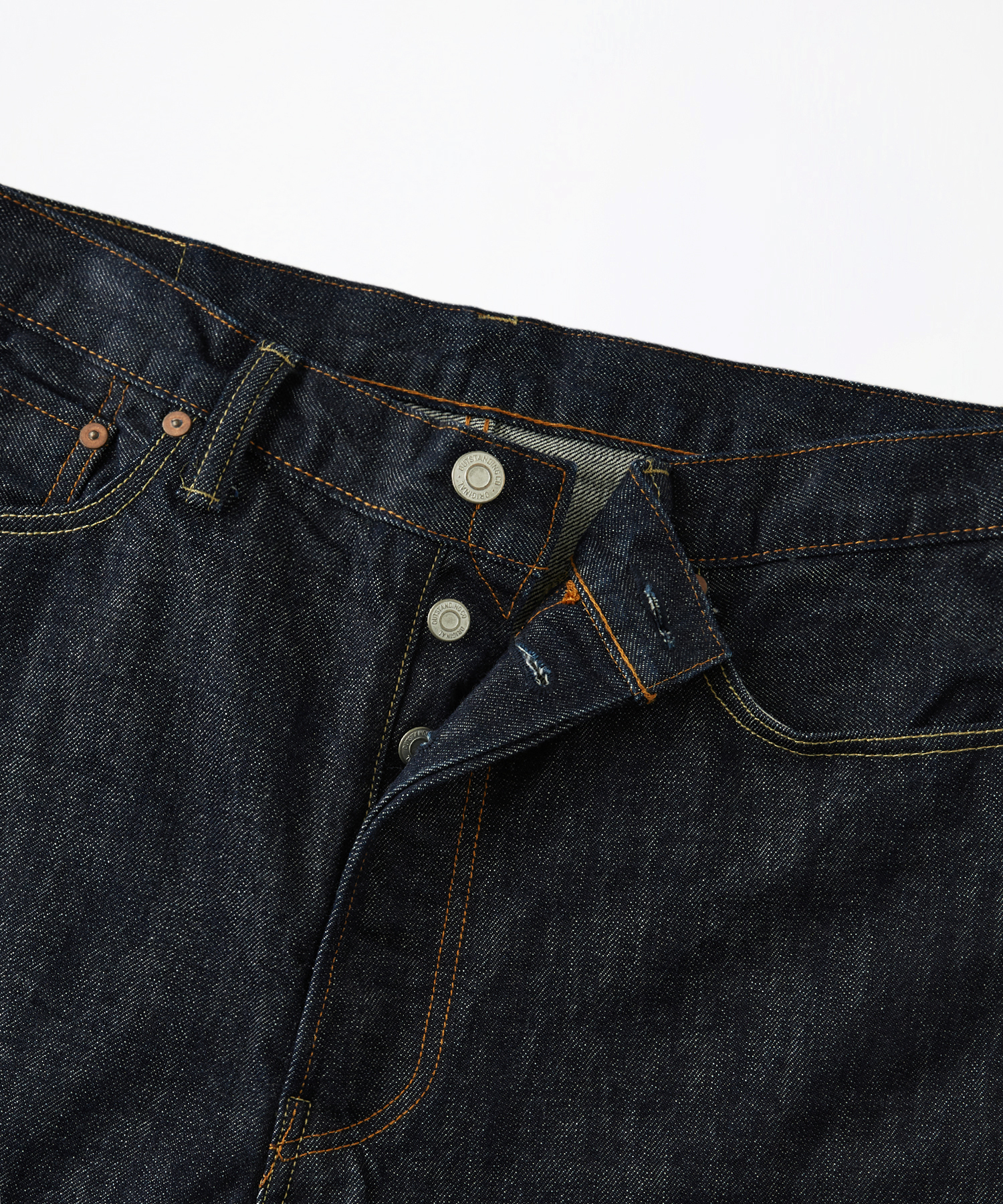 Прямые джинсы селвидж 40S_Indigo