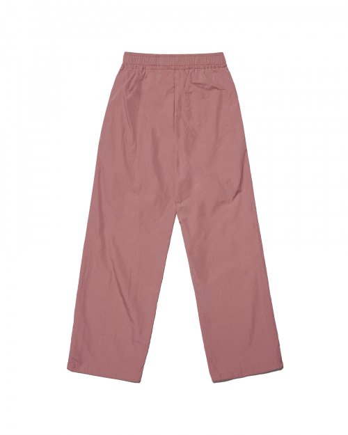 TWO TUCK NYLON PANTS - VINTAGE RED