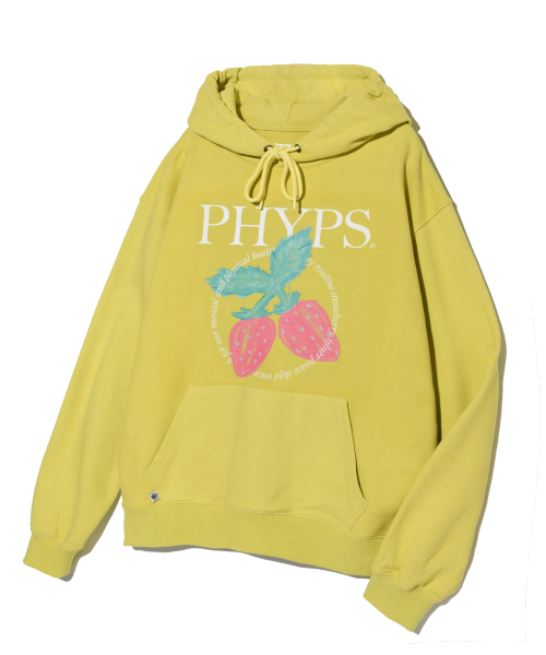 STRAWBERRY HOODIE LIME view 2