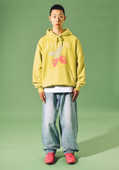 STRAWBERRY HOODIE LIME view 7