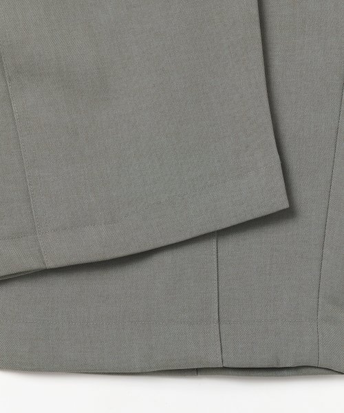 Брюки полубананы с защипами - Khaki Grey