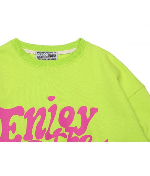ENJOY SWEATSHIRT_F.YELLOW