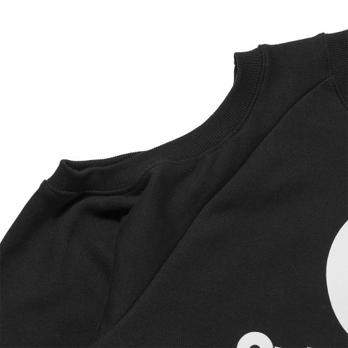 W SYMBOL CROP CREWNECK черный