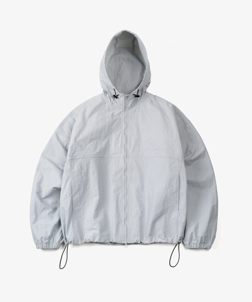 LIGHT WEIGHT WIND JUMPER (LIGHT GREY)