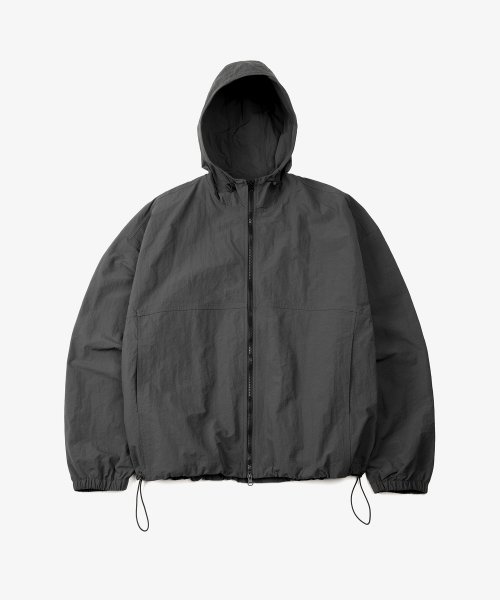 LIGHT WEIGHT WIND JUMPER (CHARCOAL)