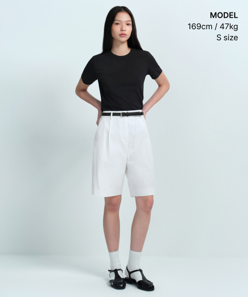 [Cooltandard] Women's Basic Crew Neck T-Shirt 2-Pack thumbnail 8