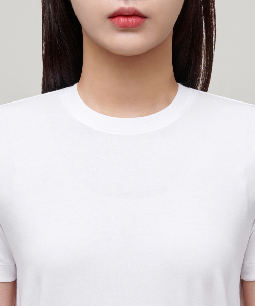 [Cooltandard] Women's Basic Crew Neck T-Shirt 2-Pack thumbnail 9