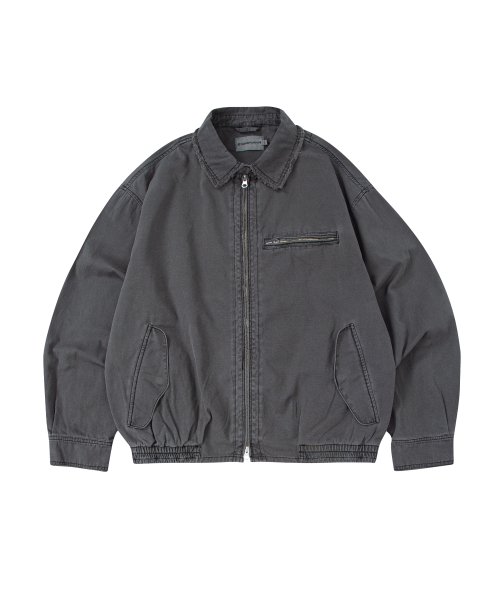 DYED CUT OFF BLOUSON CHARCOAL (VH2DSUB940A)