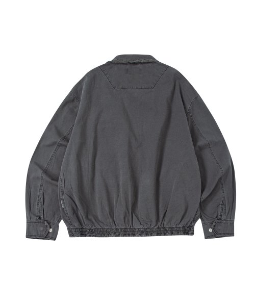 DYED CUT OFF BLOUSON CHARCOAL (VH2DSUB940A)
