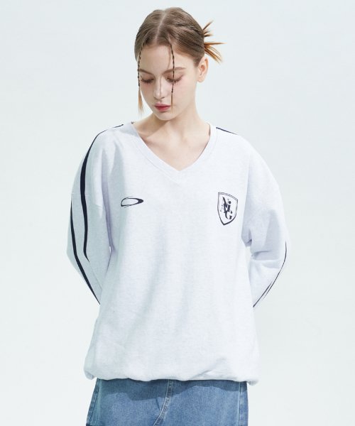 Свитшот V-neck Uniform NOI828 (Ivory)