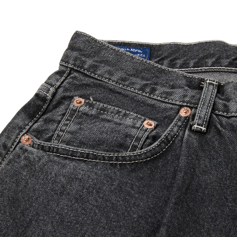 LOT.023 CALIFORNIAN WIDE черный WASHED