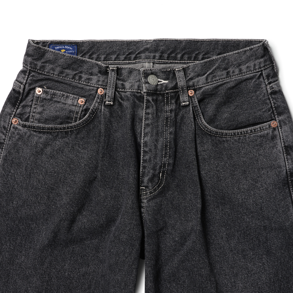 LOT.023 CALIFORNIAN WIDE черный WASHED