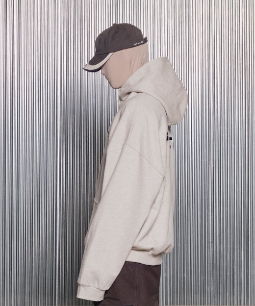 ESSENTIAL OVERSIZED HOODIE [OATMEAL]