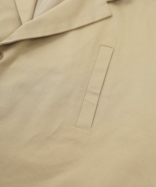 Batwing Cotton Short Jacket [BEIGE]