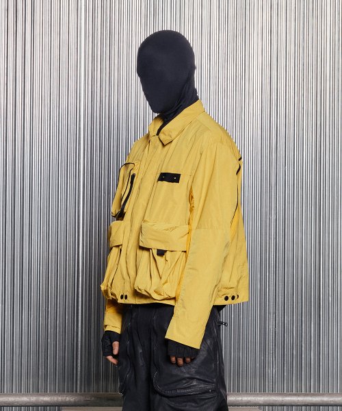 MULTI POCKET TRUCKER JACKET [YELLOW]