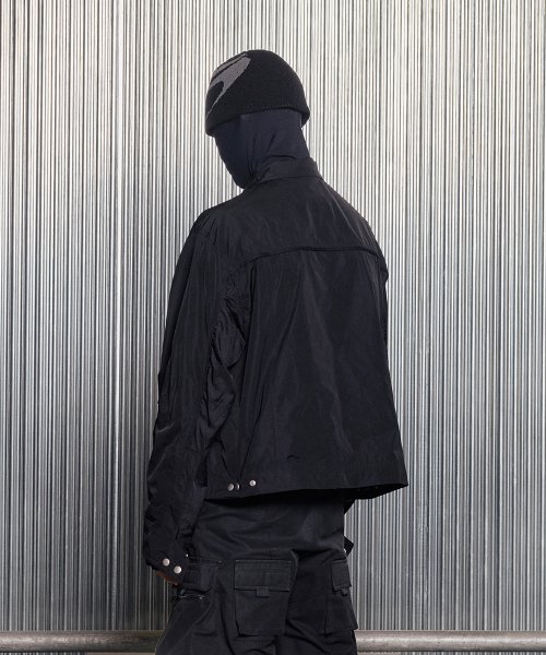 MULTI POCKET TRUCKER JACKET [BLACK]