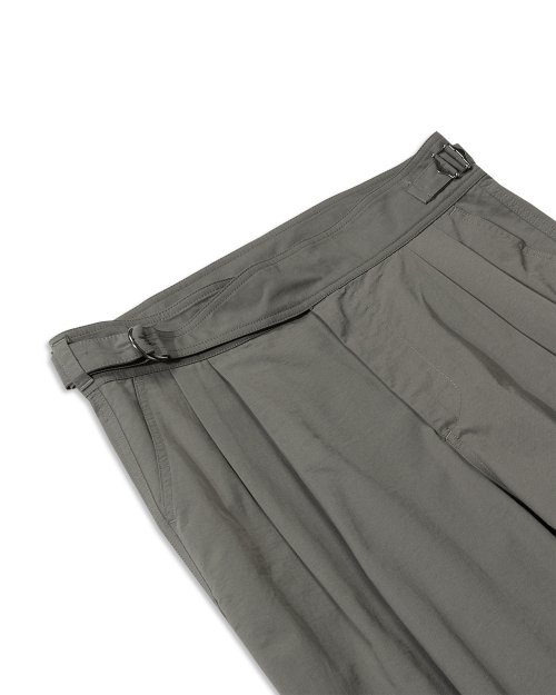 Полуширокие брюки с двумя складками Side Fix, Grey