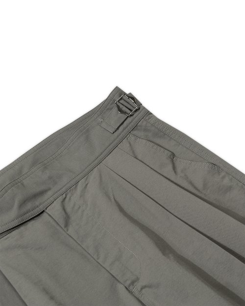 Полуширокие брюки с двумя складками Side Fix, Grey