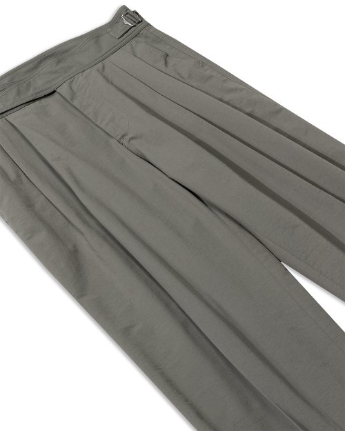 Полуширокие брюки с двумя складками Side Fix, Grey