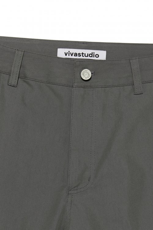 SPLIT WIDE CARGO PANTS [KHAKI]