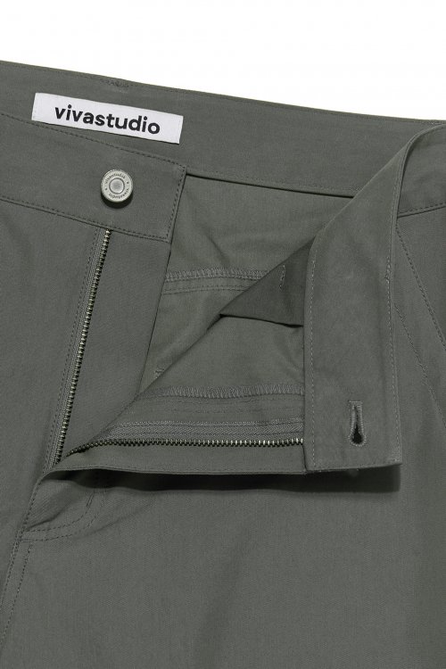 SPLIT WIDE CARGO PANTS [KHAKI]