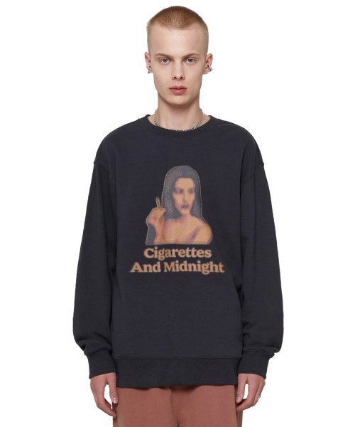CIGARETTES CREWNECK [CHARCOAL]