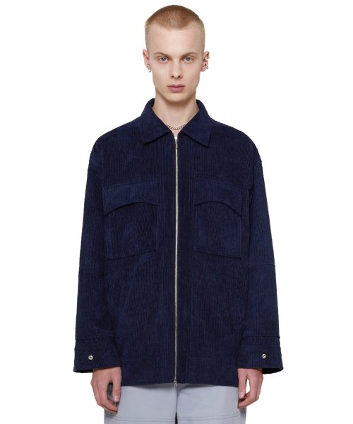 CORDUROY HOUSE JACKET [NAVY]