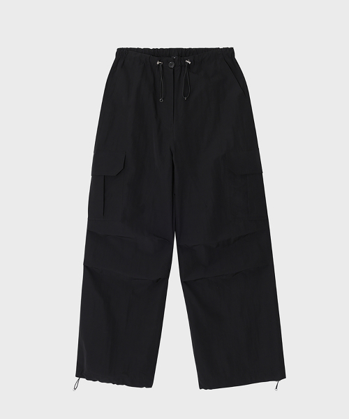 Брюки-парашют Cotton-Nylon (Black)