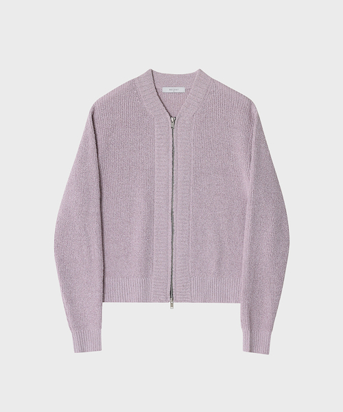 Кардиган на молнии из букле (Lavender)