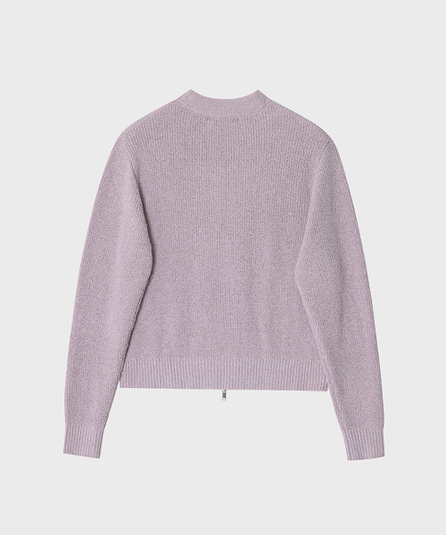 Кардиган на молнии из букле (Lavender)