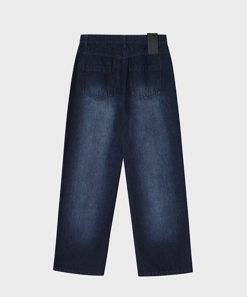 Широкие джинсы Contrast Indigo (Indigo)