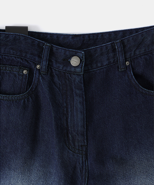 Широкие джинсы Contrast Indigo (Indigo)