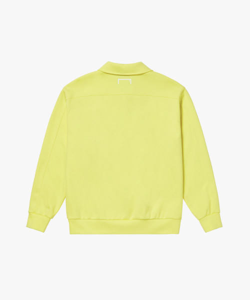 FC JERSEY COLLAR HALF ZIP-UP-LIME