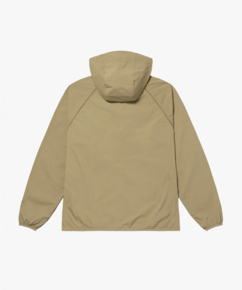 AIR THROUGH STRETCH HOODED JACKET-BEIGE