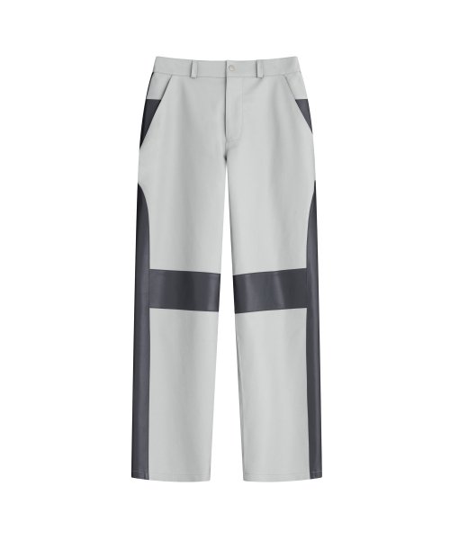 Кожаные брюки Racer (Grey)