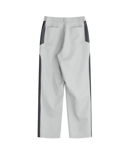 Кожаные брюки Racer (Grey)