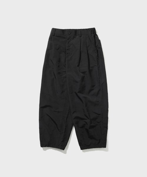 MUSINSA | URBANSTOFF Nylon Long Balloon Pants (Black)