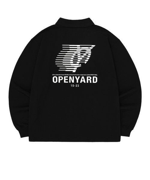 オーワイ(OY) SPORTY LOGO COLLAR LONG SLEEVE-BLACK – UNDERSTUDY CLUB